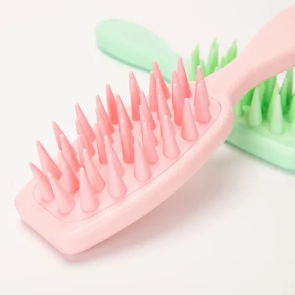 Anti Itch Silicone Scalp Head Massager Brush Head Massaging Shampoo Comb Detangl