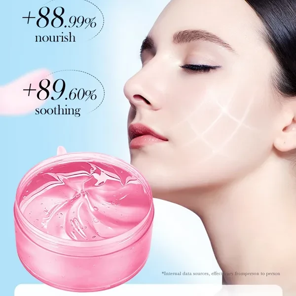 Soothing Nourishing Collagen Sakura Moisturize Hydrating Face Care Gel 300g