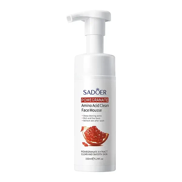 Sadoer Pomegranate Amino Acid Mousse Oil Control Exfoliating Moisturizing Facial