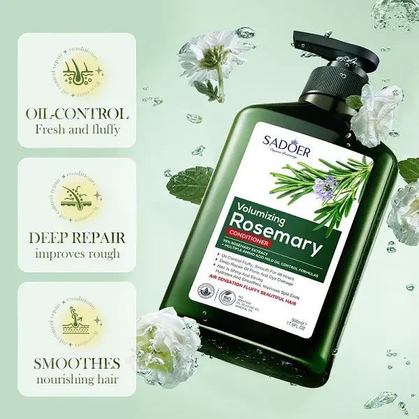 Sadoer Volumizing Anti-dandruff Removal Oil-control Fluffy Rosemary Shampoo Hair