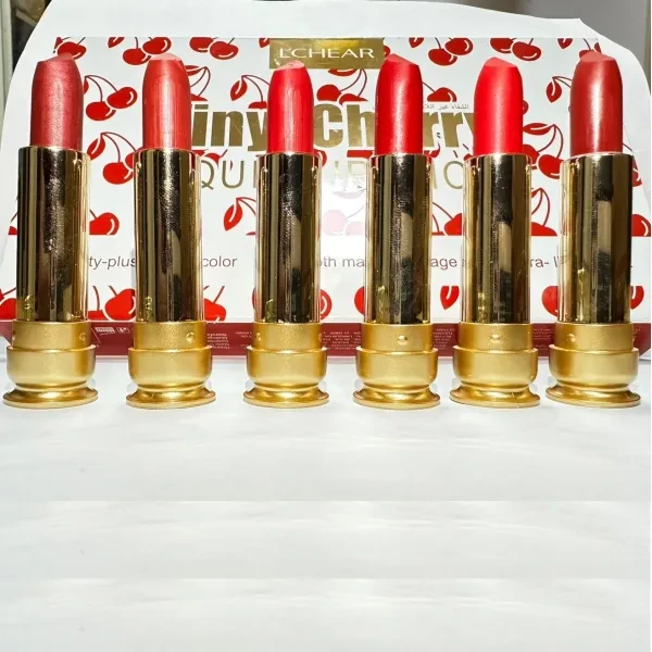 Set Of 6Pcs Moisturizing Full Coverage Oil Free Lipstick Set
