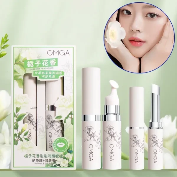 Set Of 2 Pieces Women Lips Beauty Moisturizing Mask Set, Double Moisturizing Lip