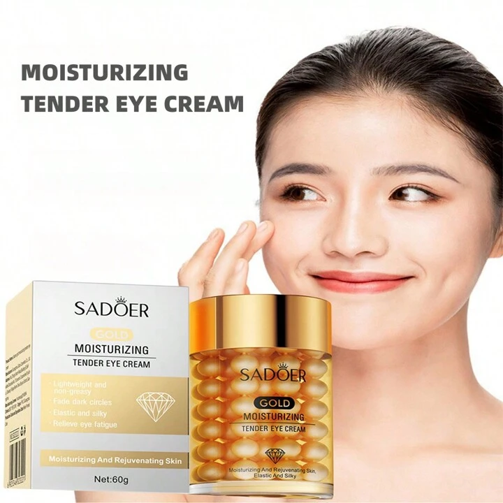Gold Moisturizing Eye Cream Face Care Around The Eye Anti Dark Circles Tender Ey