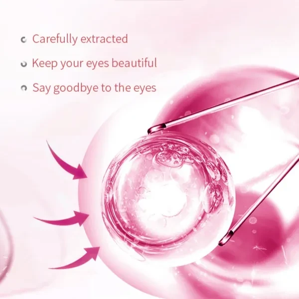 Rose Moisturizing Shiny Eye Cream Face Care Around The Eye Anti Dark Circles Ten