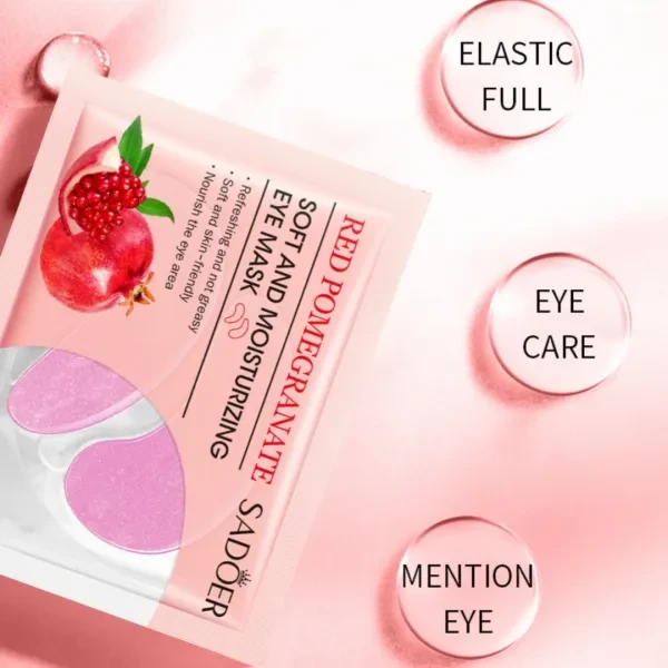 1 Pair Crystal Collagen Eye Mask Anti Circles Moisturizing Anti-wrinkle Skin Car