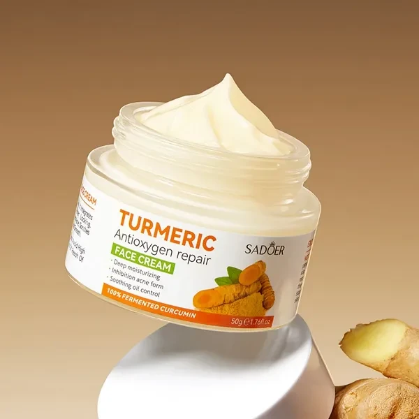 Sadoer Turmeric Antioxygen Repair Face Cream Nourishing Lotion Acne Removing Cle