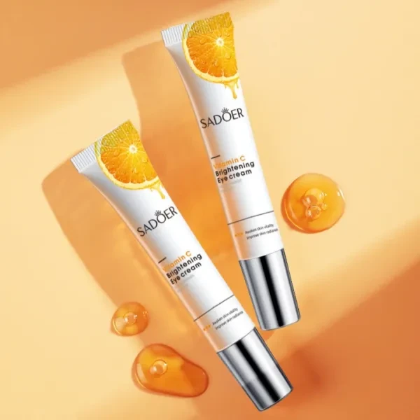 Vitamin C Brightening Eye Cream Smooth Skin Dark Cricle Remover Lighten Face Moi