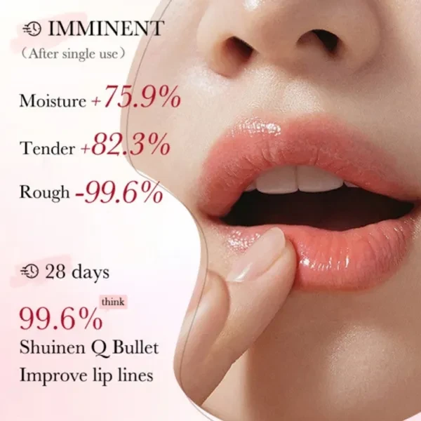 4 Pieces Lip Mask Hydrating Brighten Pink Lips Gel Smoothing Lip Care Fruit Seri