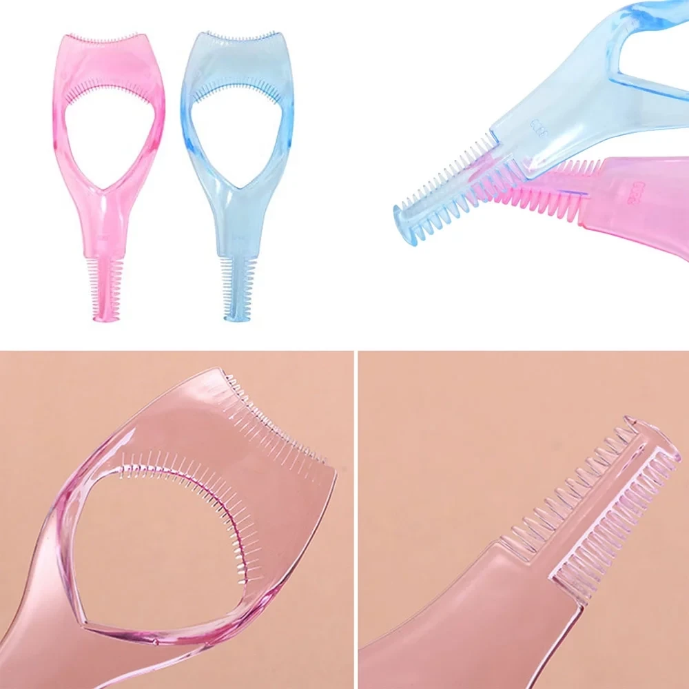 Portable Eyelashes Applicator Tool With Mini Comb Easy Eyelash Mascara Guide Mak