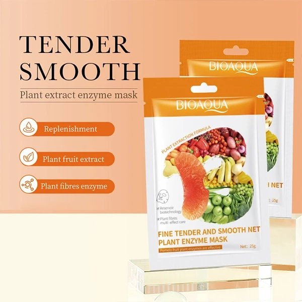 Multi Natural Plants Extraction Enzyme Face Mask Hydrating Anti Aging Smooth Ski
