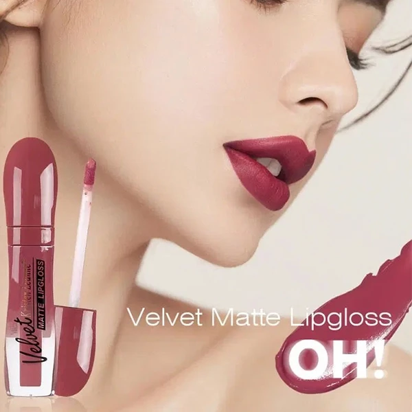 Glossy Waterproof Non Fading Matte Lip Gloss Ladies Lip Glaze Makeup Long Lastin