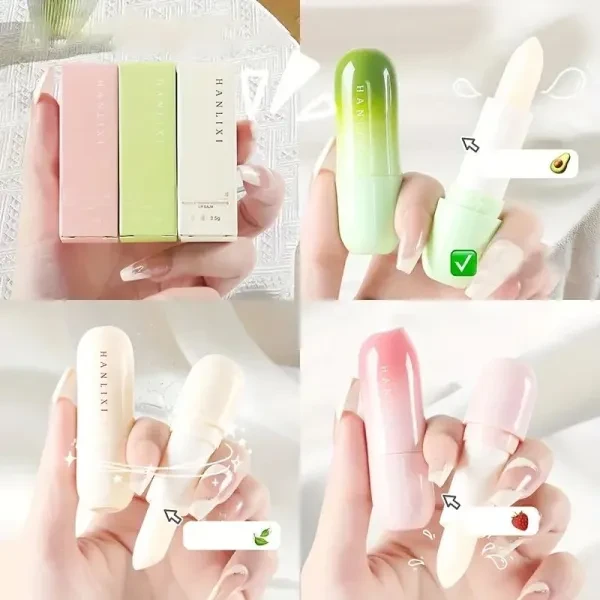 Strawberry Moisturizing Lip Balm Nourishing Fruit Long-lasting Anti-Drying Winte