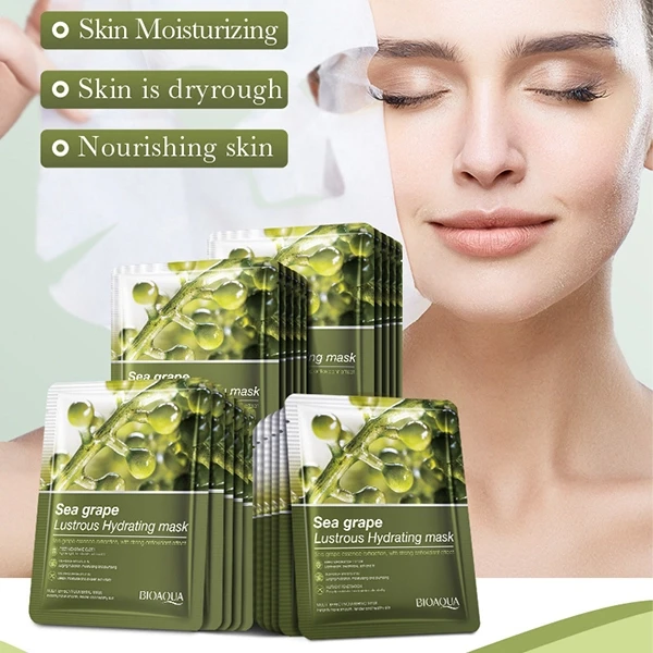 Sea Grape Dry Skin Hydrating Face Mask Deep Moisturizing Anti-aging Skin Care Fa