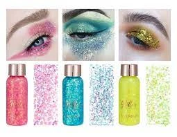 3 Pcs Multicolor Glitter Eye Sequin Shadow Set
