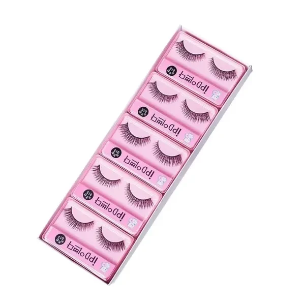 Lightweight Premium Silky Reusable Easy Patch Fake Artificial Eye Lashes Pair
