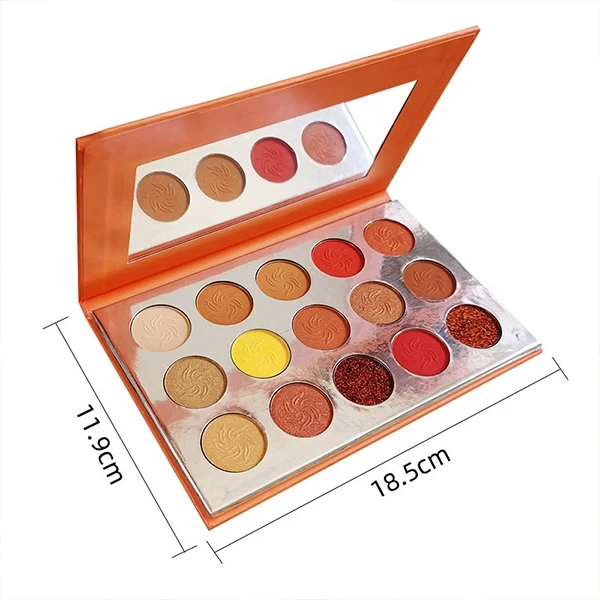 Waterproof Eyeshadow Palette - 15 Colors [Matte & Shimmer]