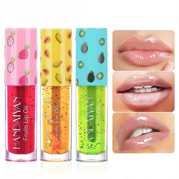 Fruity Lip Gloss - Moisturizing & Glittery Lip Enhancer