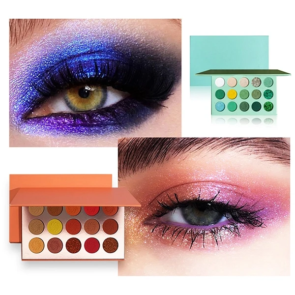 Vibrant Eyes 15-Color Waterproof Eyeshadow Palette