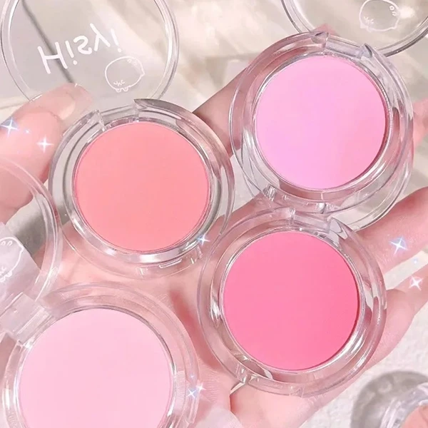 Water Resistant Face Grooming Pure Natural Facial Cheek Enhancer Peach Blush Pal