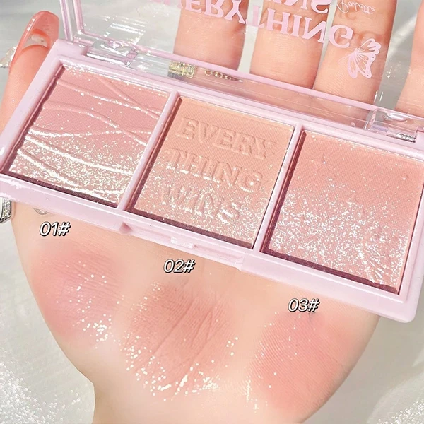 Portable Multi Tones Long Lasting Sweat Proof Women Makeup Face Grooming Natural