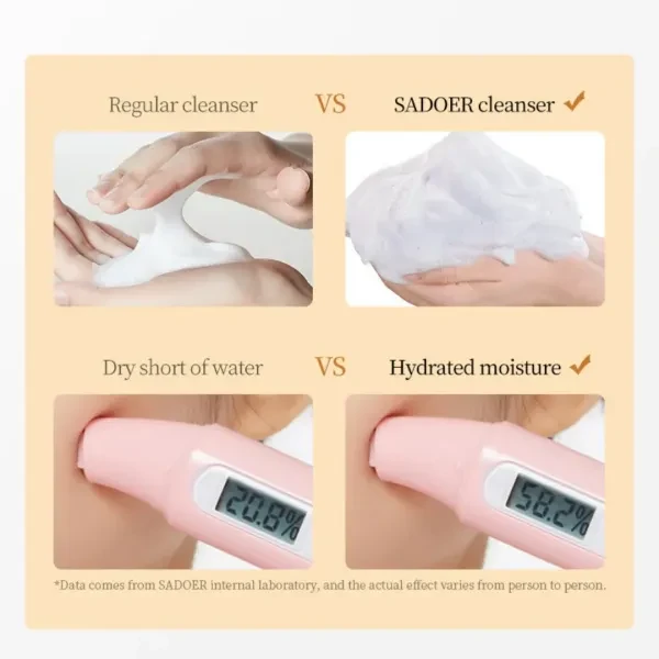 Collagen Firming Face Cleanser Whitening Facial Wash Anti-aging Anti Wrinkle Dee