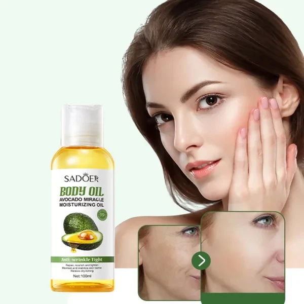 Natural Avocado Oil Anti-aging Firming Facial Massage Oil Soothing Moisturizing