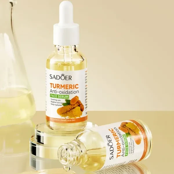 Turmeric Whitening Serum Face Moisturizing Essence Natural Antioxidant Serum For