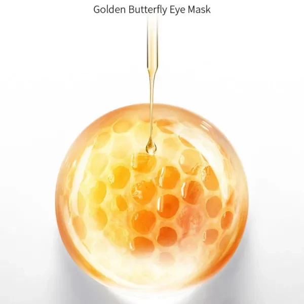 2 Pcs Golden Butterfly Eye Mask Anti Wrinkle Moisturizer Anti Aging Sagging Wrin