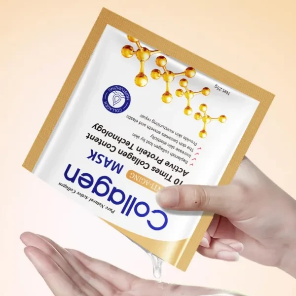 2 Pcs Moisturizing Anti Wrinkle Face Masks Repair Brightening Skincare Collagen