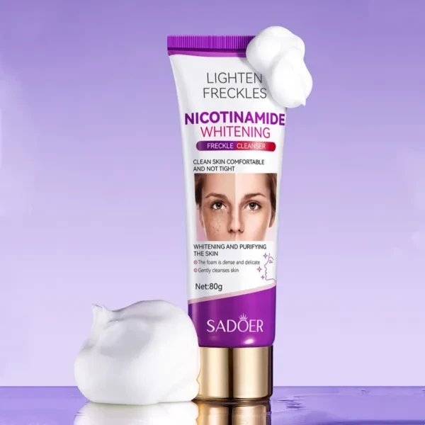Skin Care Deep Cleanser Moisturizing Lightening Skin Gentle Nicotinamide Antispo