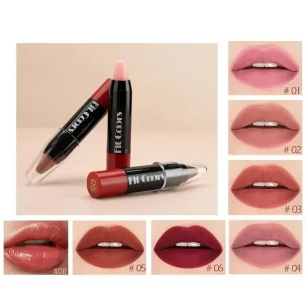 Pink Matt Long-Lasting Matte Lipstick - Non-Drying Easy Application