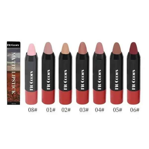 Pink Matt Long-Lasting Matte Lipstick - Non-Drying Easy Application