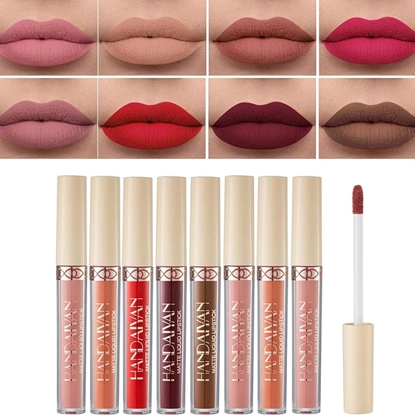 Waterproof Long Lasting Matte Lip Care Luxury Non-Smudge Women Lipstick - 03
