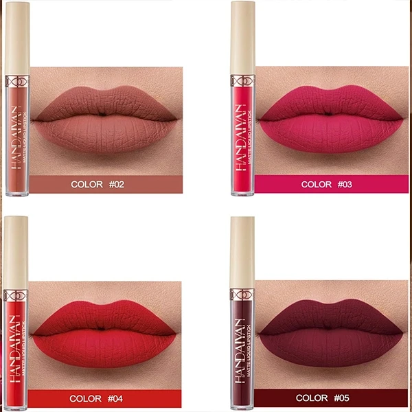 Waterproof Long Lasting Matte Lip Care Luxury Non-Smudge Women Lipstick - 02