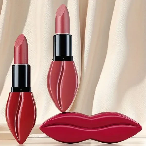 Luxurious Water Resistant Lipstick Long Lasting Highly Pigmented Matte Lip Color