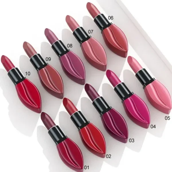 Luxurious Water Resistant Lipstick Long Lasting Highly Pigmented Matte Lip Color