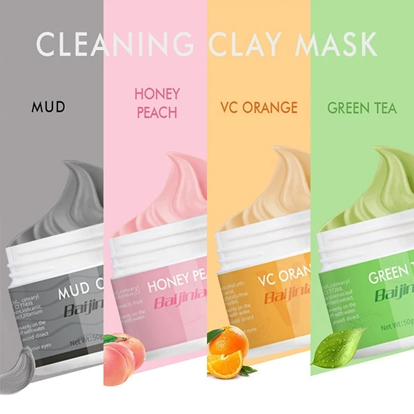 Washable Cleansing Smooth Gentle On Skin Film Peel Off Face Avocado Clay Mask Fo