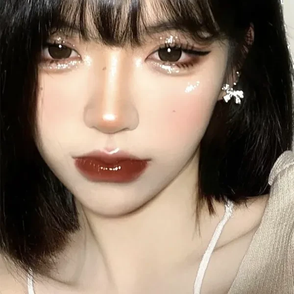 Glittery Eyeshadow Palette Shimmer Long lasting Sweatproof Eye Enhancer Shadow P