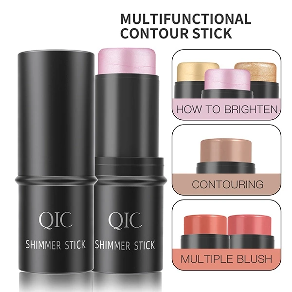 Shimmer Stick 02 - Women's Highlighter for Face Makeup (Plastic)