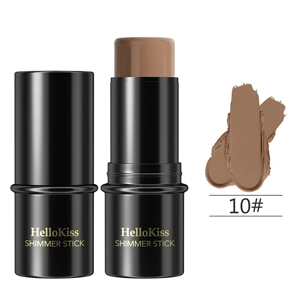 High Gloss 3D Contour Stick Light Brown Women's Face Makeup Plastic