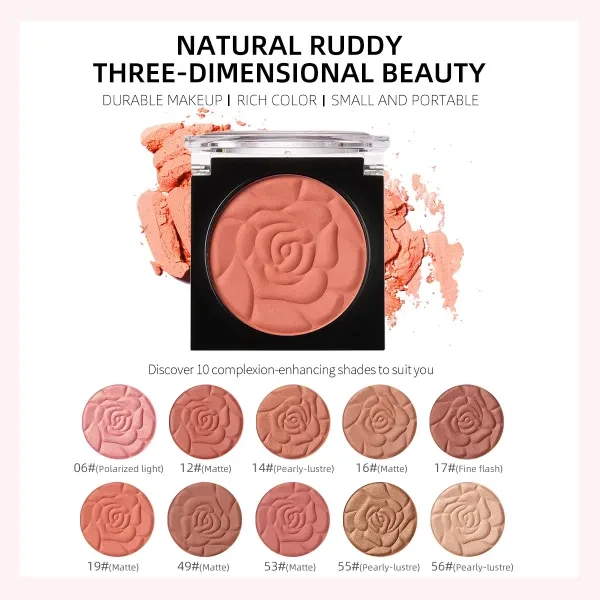 Radiant Glow Matte Blush - Orange Shade (Women's)