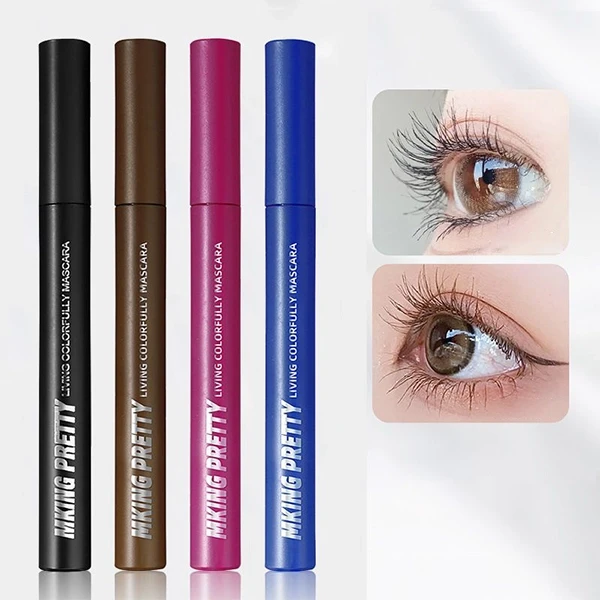 Water Resistant Long-Lasting Mascara Quick Dry Eyelash Makeup Mascara Thick Curl