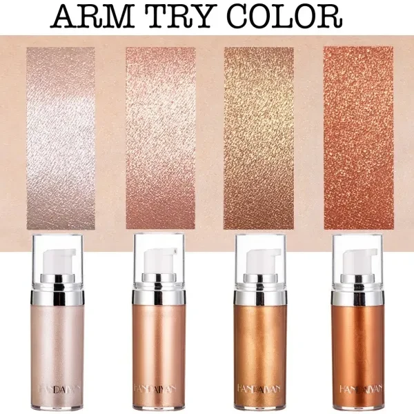 Golden Glow Waterproof Shimmer Body Cream Women Face Makeup Body Highlighter