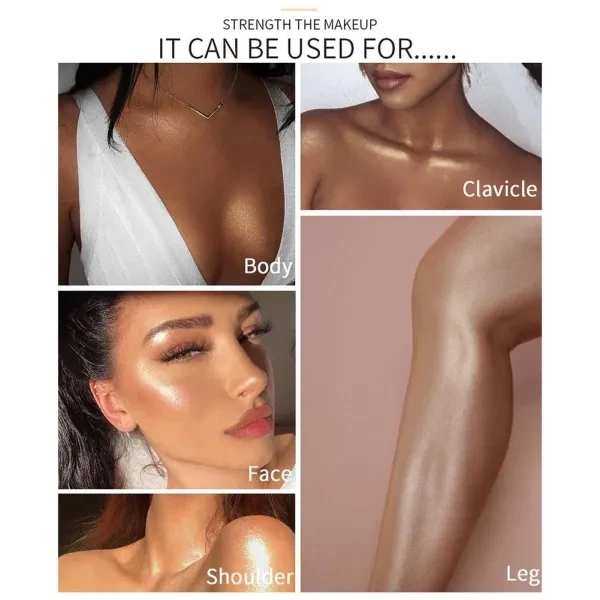 Golden Goddess Glitter Cream Highlighter (Waterproof) - Women's Makeup