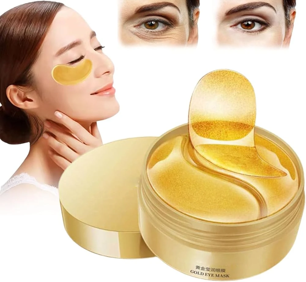 Golden Full Coverage Natural Eye Mask for Groomed and Soft Eyes