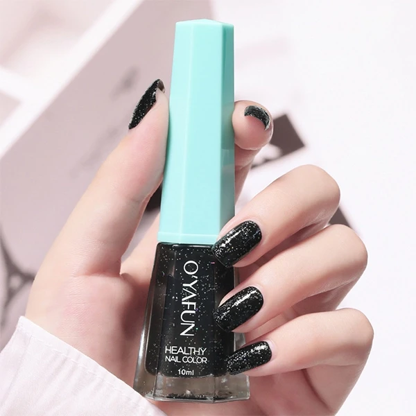 White Color Water Resistant Women Fashionable Long Lasting Nail Polish - 27