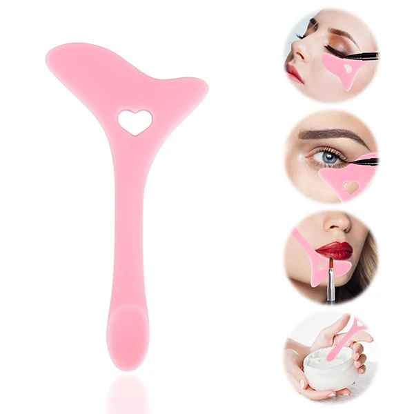 Multifunctional DIY Grooming Easy To Use Silicone Mascara Saver Eyebrow Stencil