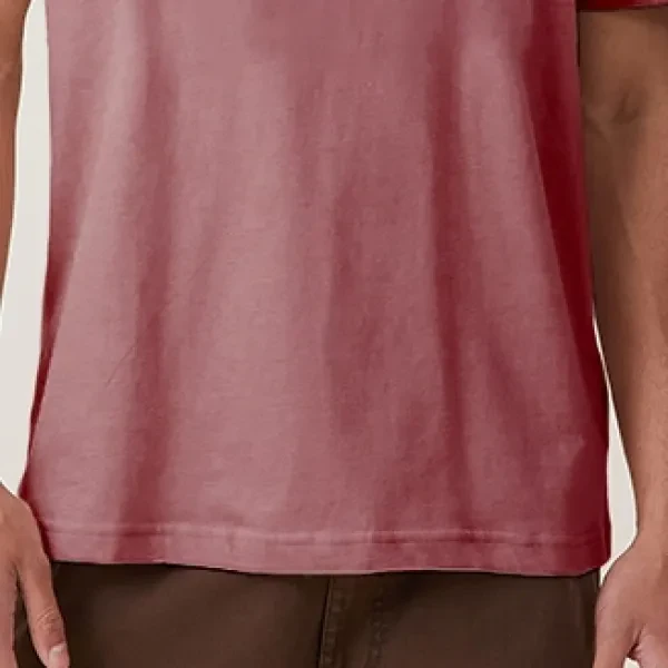 Pink Letter Print T-Shirt - Stylish and Comfortable Men's Fashion Top