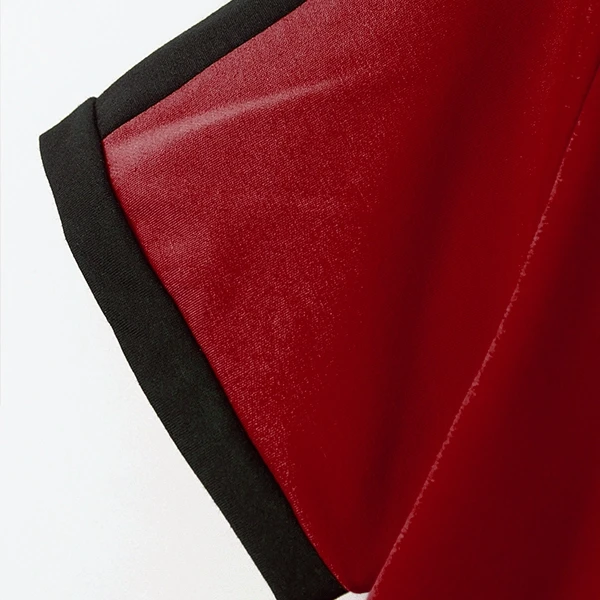 Premium Cotton Fabric Two Tone Men Polo Shirt Button Closure Collar Neck Short S