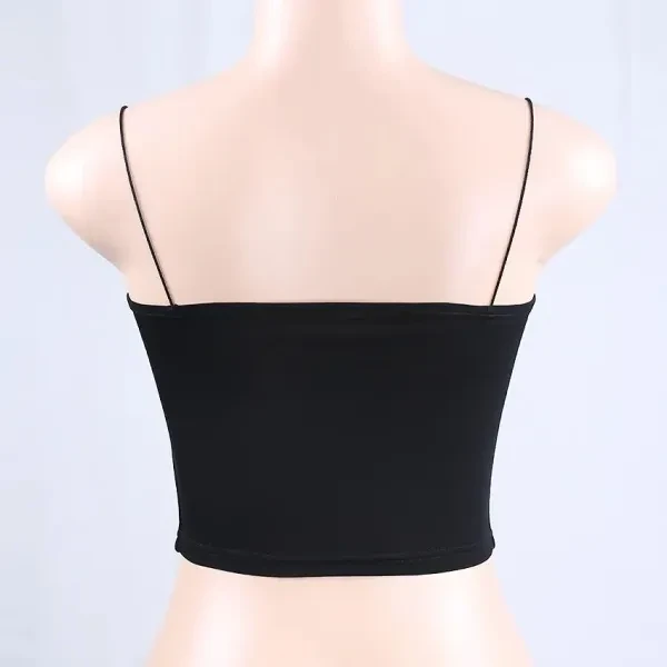 Fashionable Black Crop Top- Trendy Tank for Women